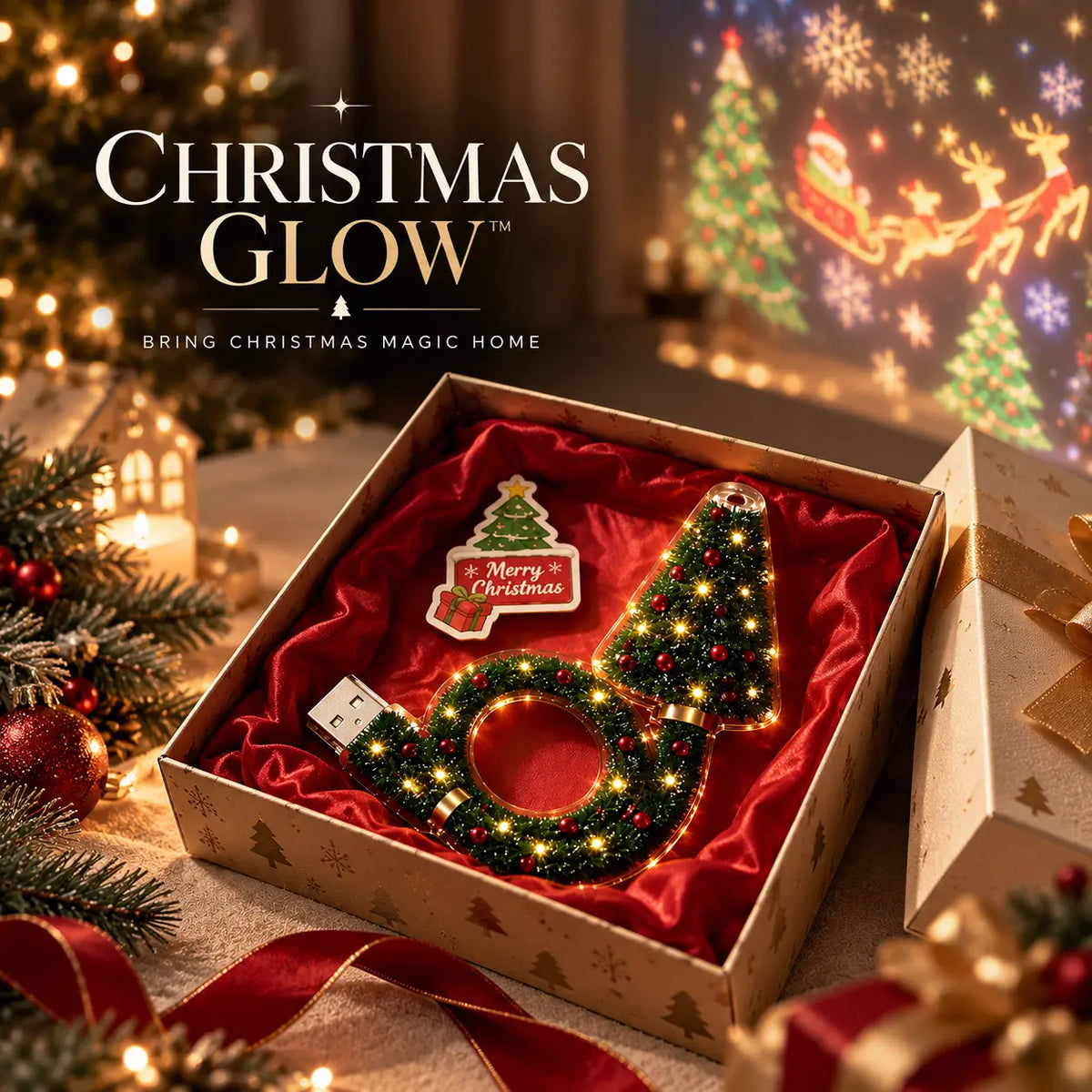 ChristmasGlow™ Projector — Bring Christmas Magic Home