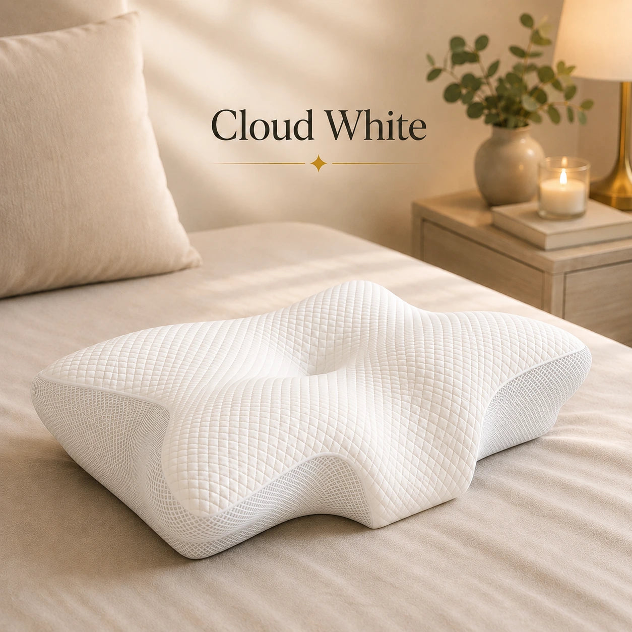 CloudRest™ Memory Foam Pillow | Better Sleep, Better Mornings
