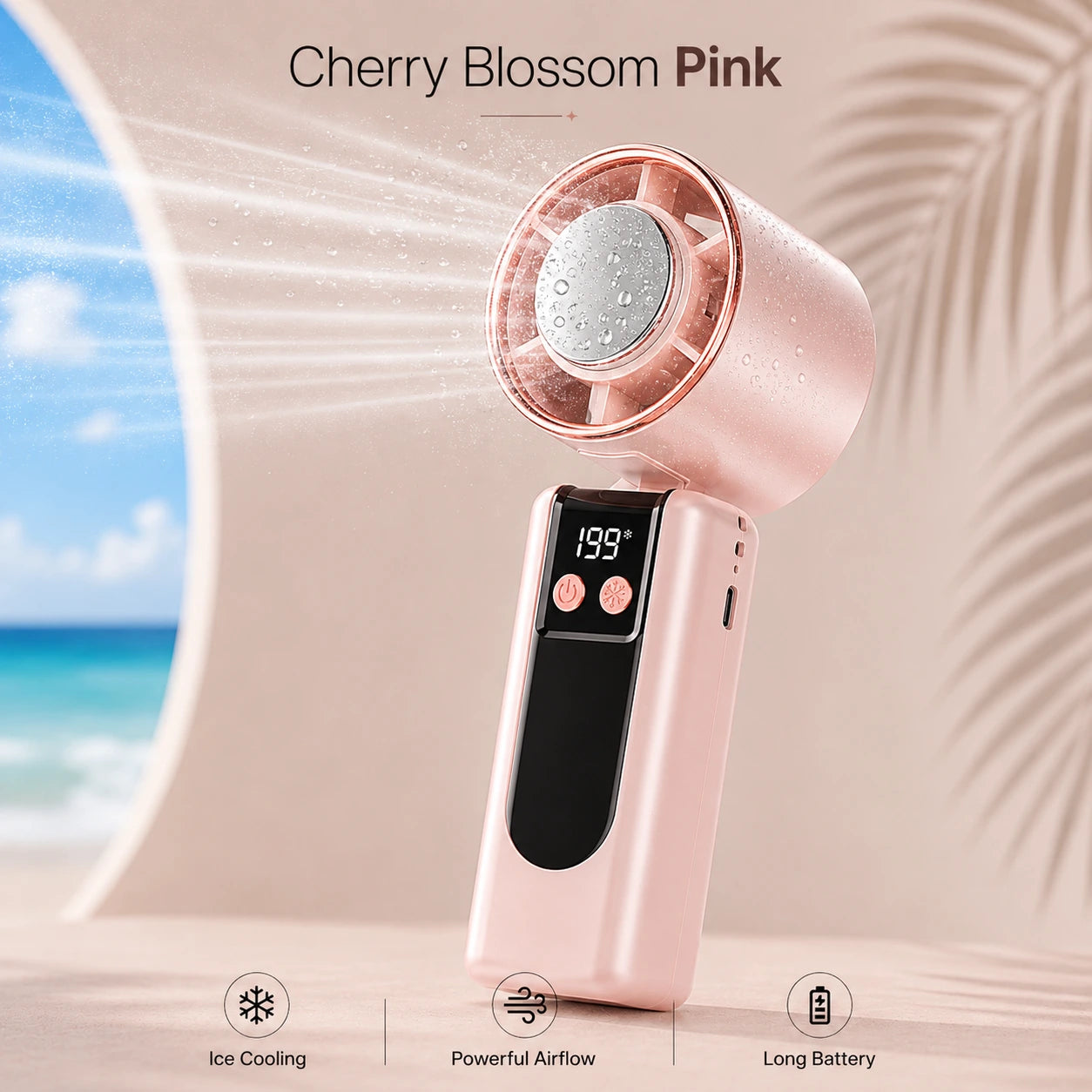 FrostAir™ Ice Cooling Handheld Fan | Instant Cold Air Anywhere