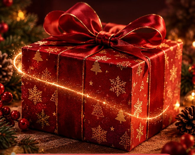 Wrapped Christmas gift