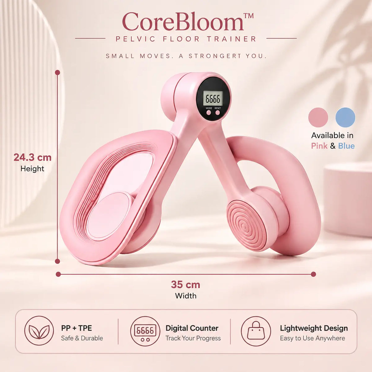 CoreBloom™ Pelvic Floor Trainer | Feel Stronger From Within