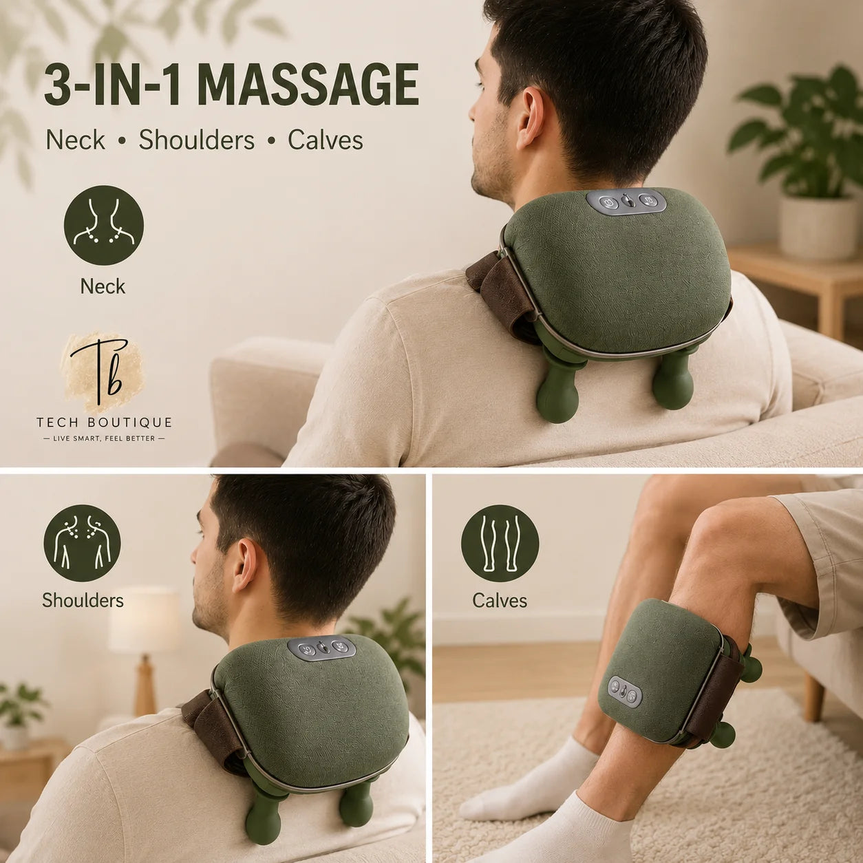 DeepRelief™ Massage System | Relax Like Never Before🔥 Tech Boutique